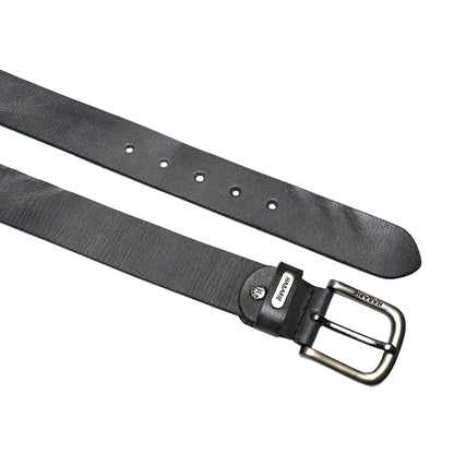 HandmadeTextured Belt 723-Black