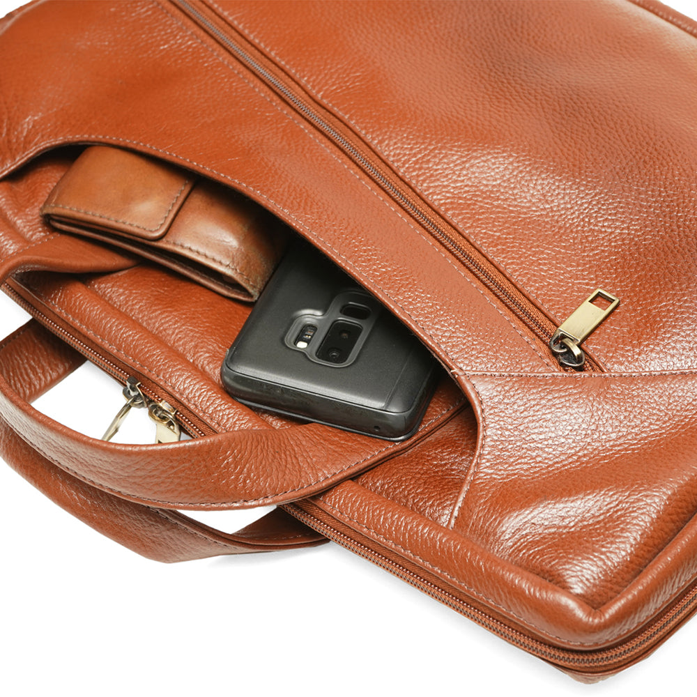 ASTOR LAPTOP BAG 204-TAN