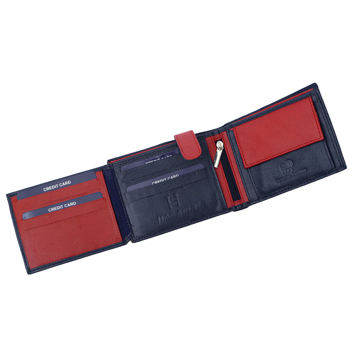 TRI-FOLD COFFEROO DUAL COLOR 310 BLUE-RED