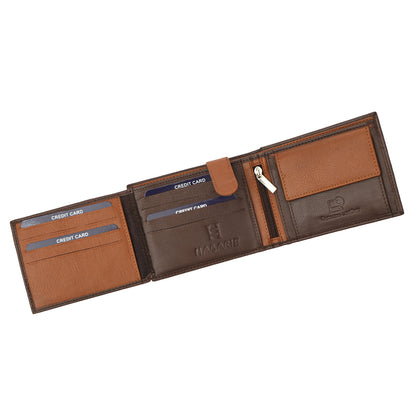 TRI-FOLD COFFEROO DUAL COLOR 310 BROWN-TAN