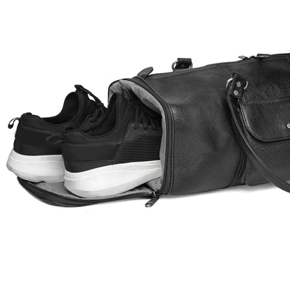 03 GYM BAG- SQUARE 503-BLACK