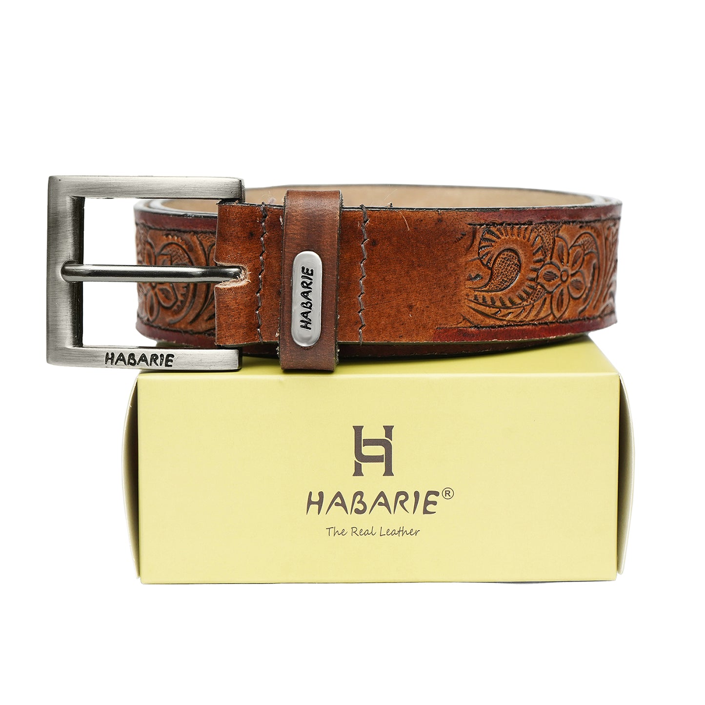 HAND-CARVED Premium Leather Belt 736