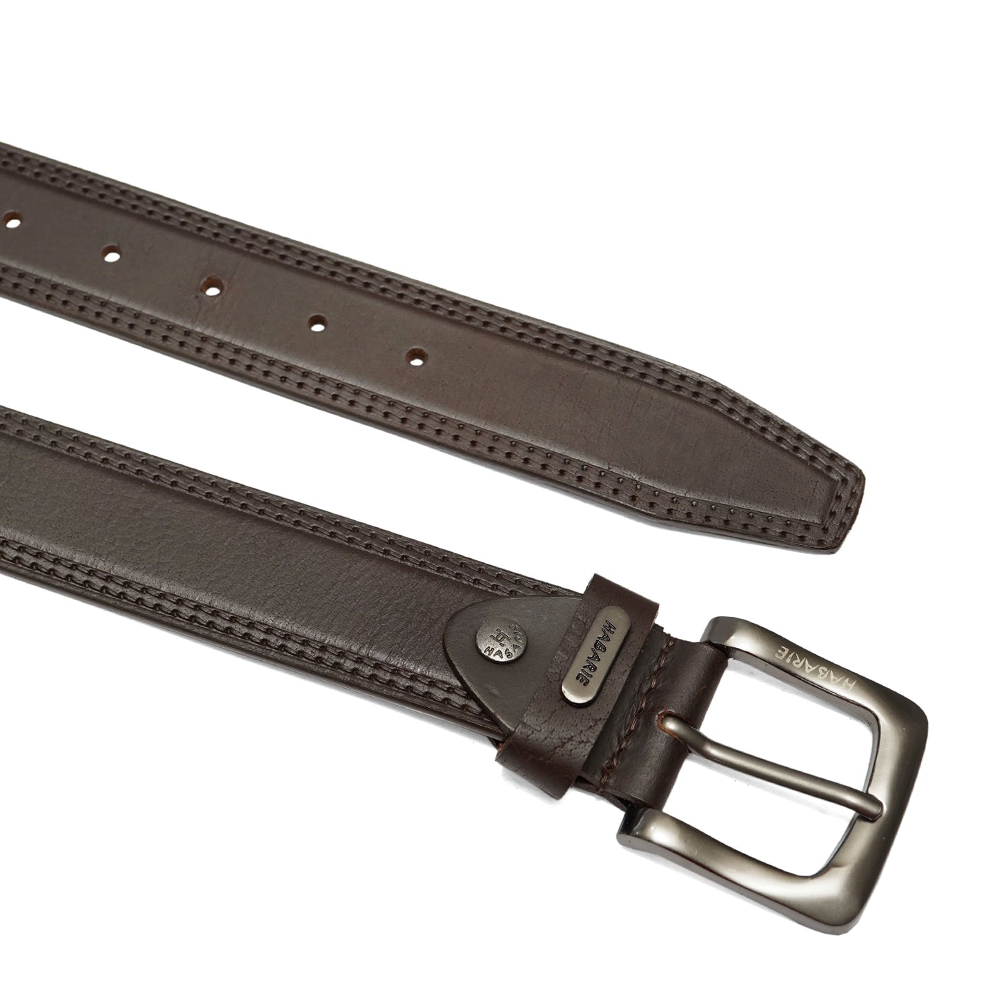 Premium Leather Embossed Classic Belt 707-Brown