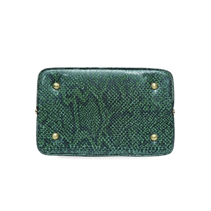 Bay Biss Sling Bag Snake Print 612-GREEN