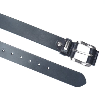 Premium Leather Handmade Classic Belt 727-Blue