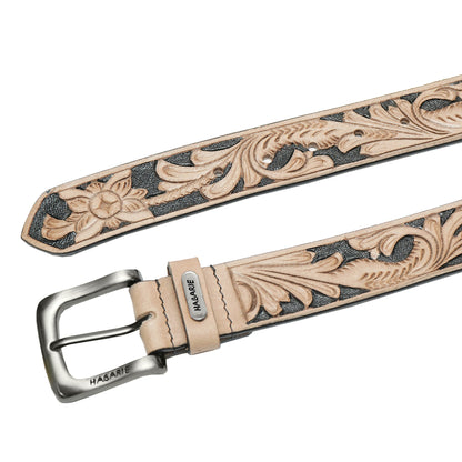 HAND-CARVED Premium Leather Belt 735