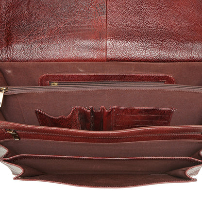 RUSSELL LAPTOP BRIEFCASE 203-BROWN