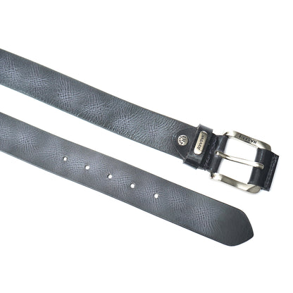 Handmade Classic Textured Belt 742-Blue