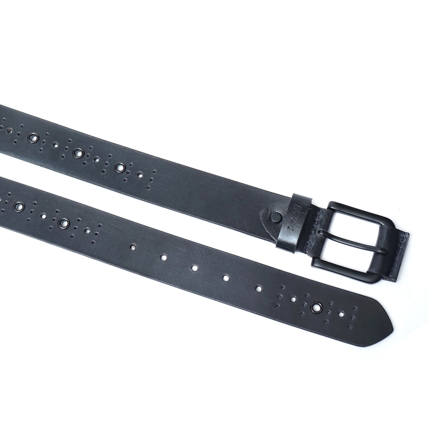 Handmade Classic Belt with Studs 741-Blue PC